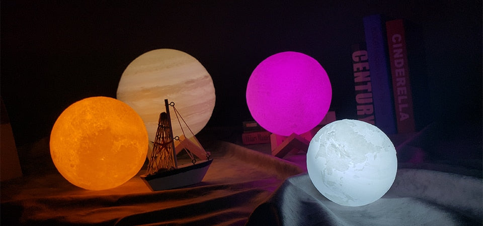 Shiny Moon Lamp